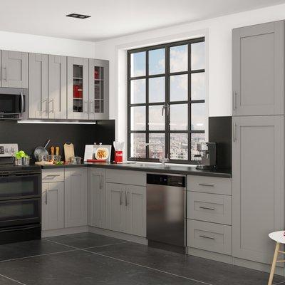 Grey shaker kitchen