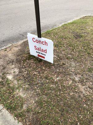 They put this sign out in the parking lot to let you know.