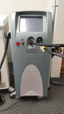 Q-switch Laser is great for pigment lesion removal, birthmark removal and multi-color tattoo removal.