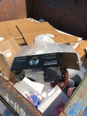 Electronic Plus staff said they threw away my box, and dumpster was emptied. Really?