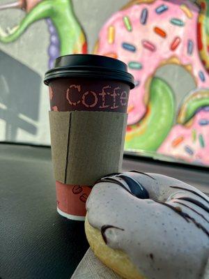 Mocha latte DONUT and pecan pie latte