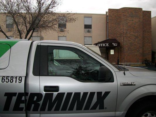 Uptown Park Apartments provides total job security to nationwide chain pest control companies such as Terminix. A unending job for them!