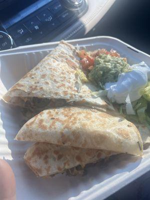 Carne asada quesadilla.