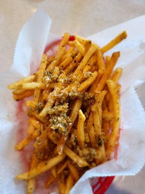 Cajun garlic fries