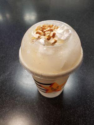 Salted caramel pretzel shake