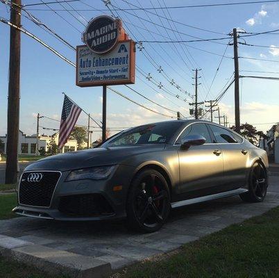 This Stunning Audi RS7 was tinted with our Solar Gard Ultra Performance Window Tint.