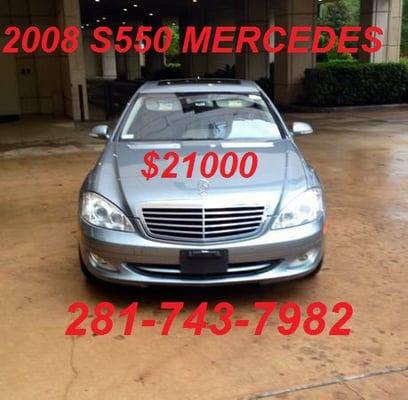 2008 S550 LOW MILES.