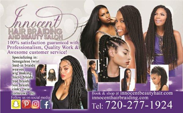 About  our hair braiding services