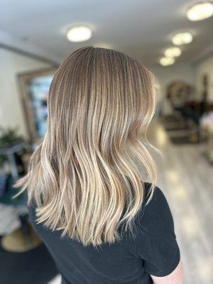 Lived in blonde highlights