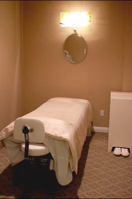 Private treatment room. (Massage or facial)