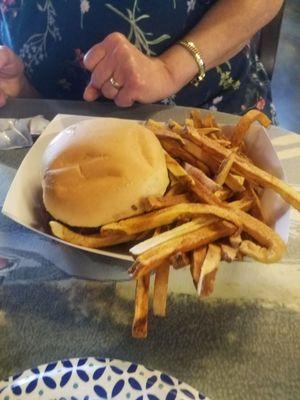 My wife's burger