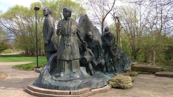 Underground Railroad Sculpture, Battle Creek MI