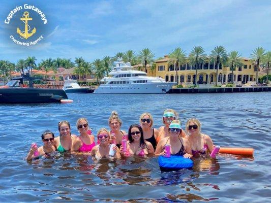 Plan your perfect bachelorette getaway in Fort Lauderdale with our exclusive sandbar charter!