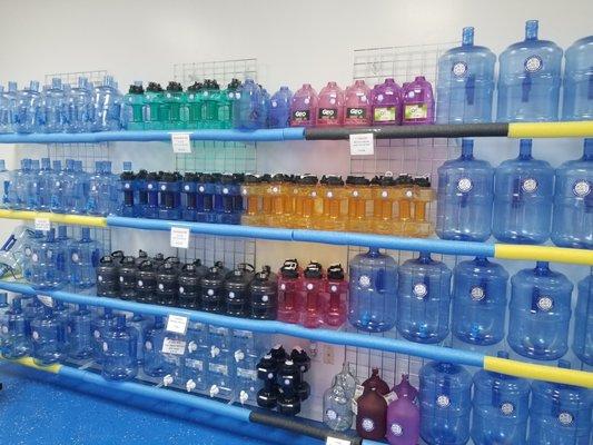 Varieties of Water Containers