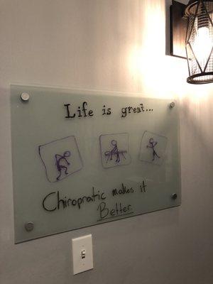 Life is great... chiropractic makes it better!