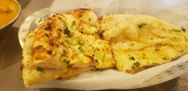 Garlic naan