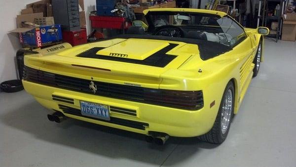 Yep a Ferrari..... kit car... this one got a new small block chevy... fast and fun..