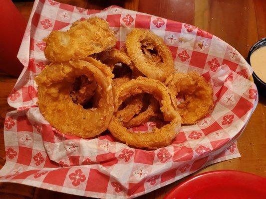 Fresh onion rings