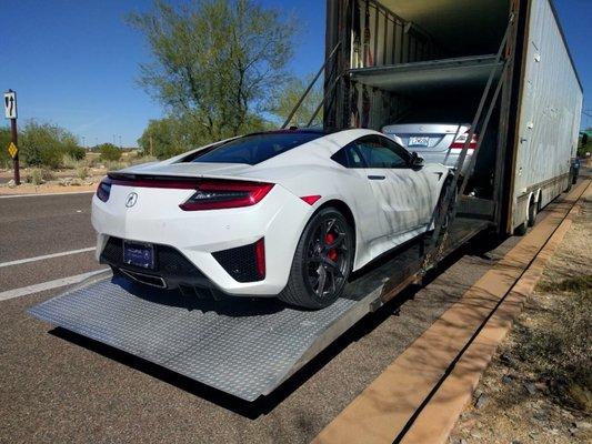 Acura NSX supercar, bult here in the US at the Marysville, OH plant