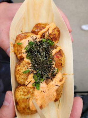 Mentaiko takoyaki