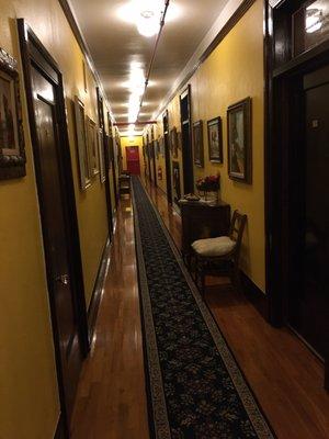 Hallway of rooms