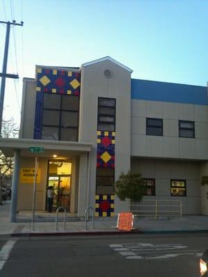 The school from 7th Ave and 10th Street