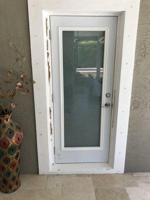 New door installation