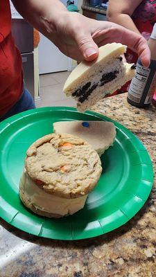 HUGE ice cream sandwiches!