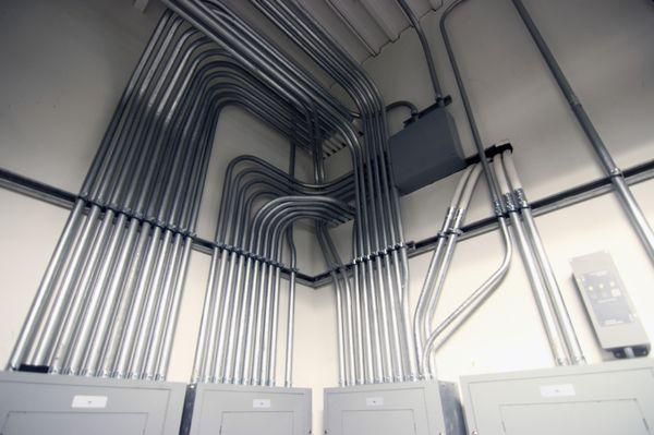 Beautiful work with electrical conduit