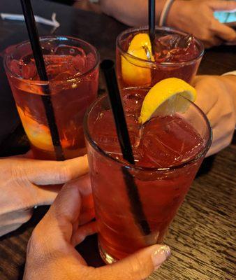 Nicky's lemonade with friends! My friends are locals and they say you have to have this. It was delicious!