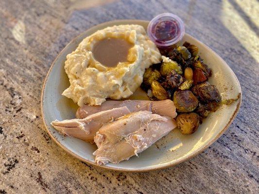 Roasted Turkey Plate $15.50