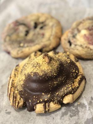 Peanut Butter Volcano cookie