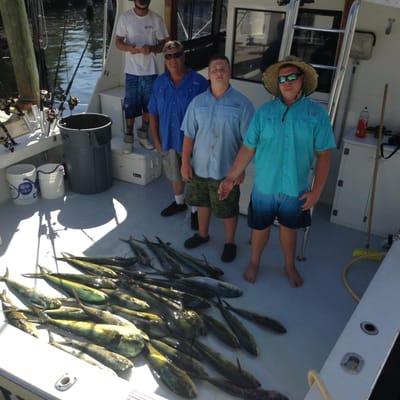 Our boys had an great time w/ Capt. Brandon, entire crew was both helpful & fun. They had a super successful fishing day. We will be back!