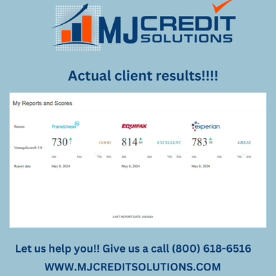 Actual client results!!! Allow us to help you.