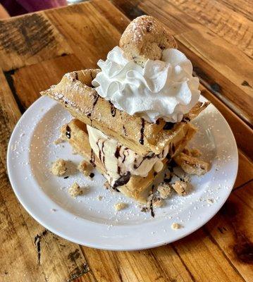 Chocolate Chip Cookie Waffle