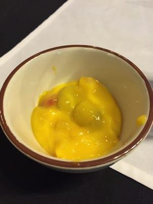 Mango pudding!