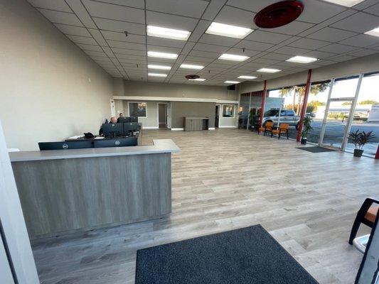 View of the Klimisch lobby at 1350 North Texas St.  Fairfield, CA 94533