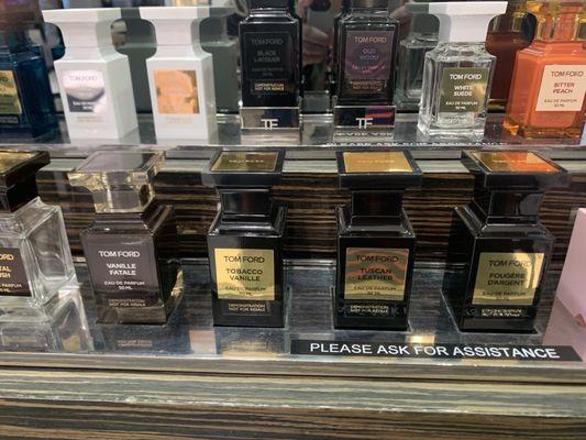 Plenty of Tom Ford colognes