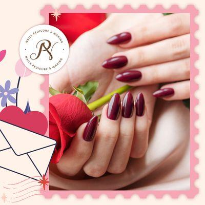 Trying to find the perfect Valentine's Day gift? Treat yourself to a romantic manicure at   . Our sweetheart manicure wil