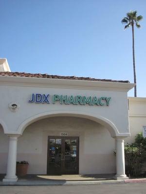 JDX PHarmacy @ corner of Enos & Broadway