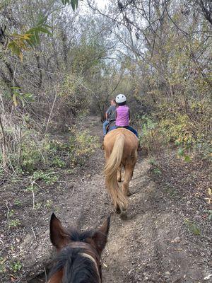 Quiet trail, feels like you have the place to yourself