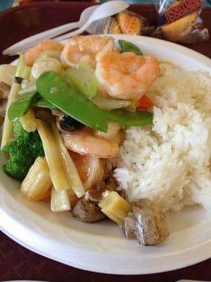 Shrimp & mixed vegetables