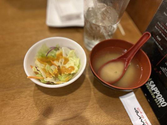 Miso Soup (S) salad