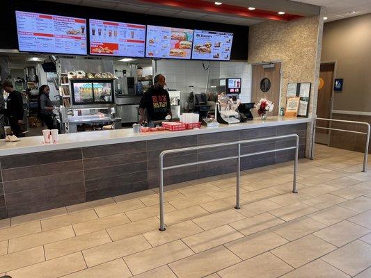 The newly renovated Burger King since 2022.