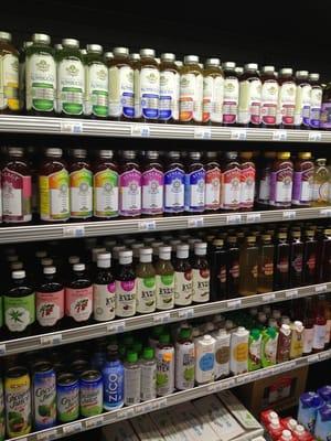 Impressive variety of kombucha