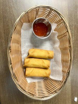 Veggie Spring Rolls with Thai Chili Sauce