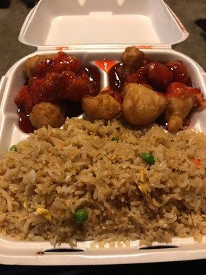 Sweet N Sour Chicken and Rice