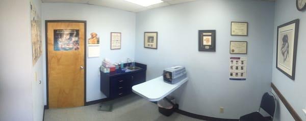 One of the exam rooms.