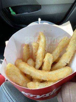 Super cold fries.