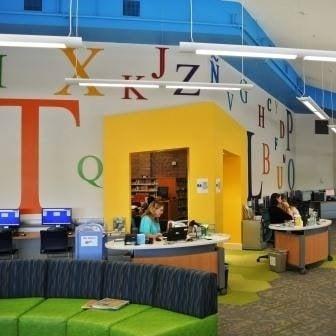 Newly remodeled children's library!